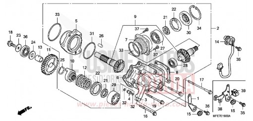 ARBRE TRANSVERSAL VT750C2SA de 2010